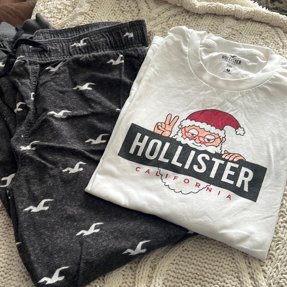 Mens Hollister sleep set size